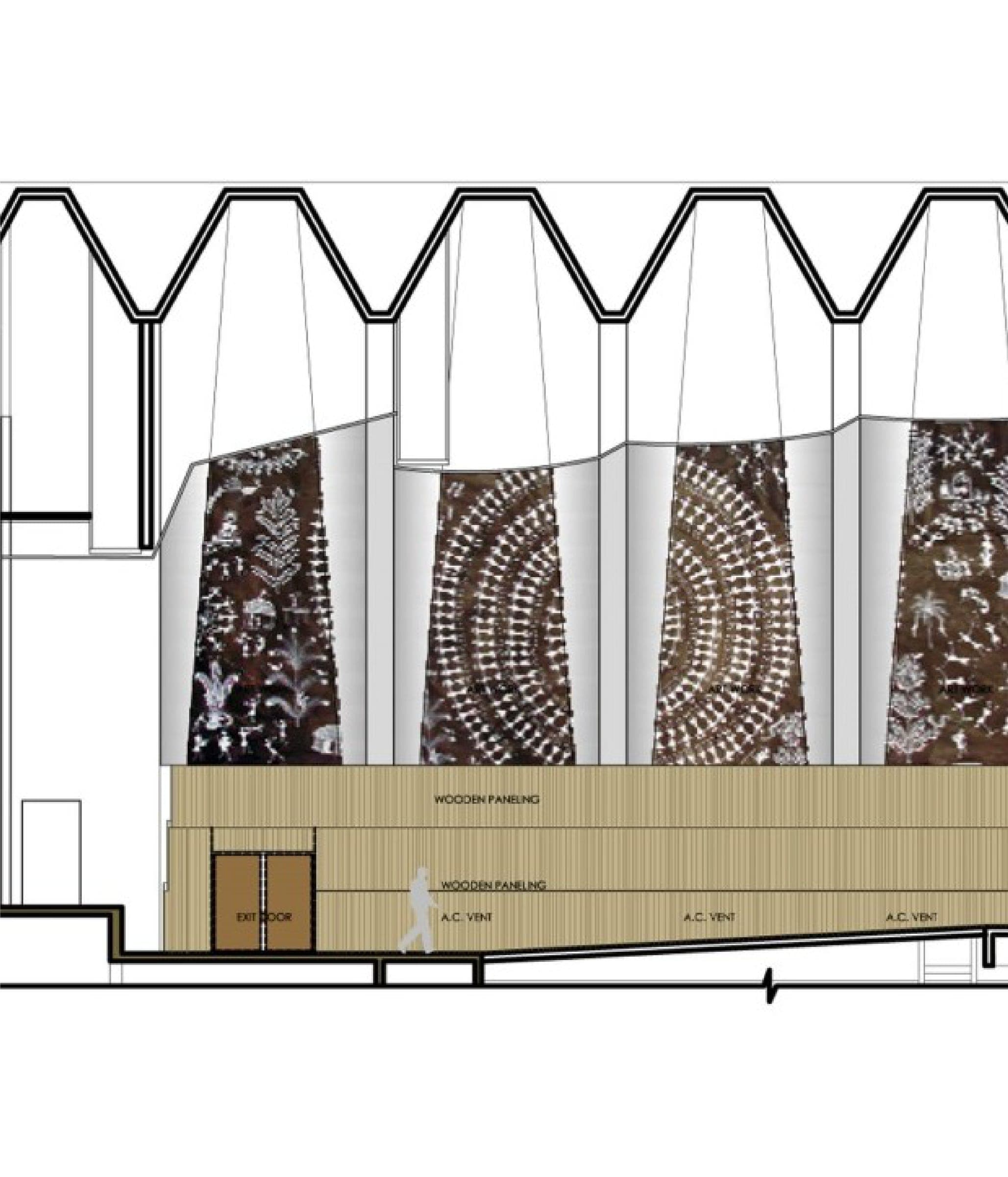 Tagore Hall — 02 section talks about warli art and time
