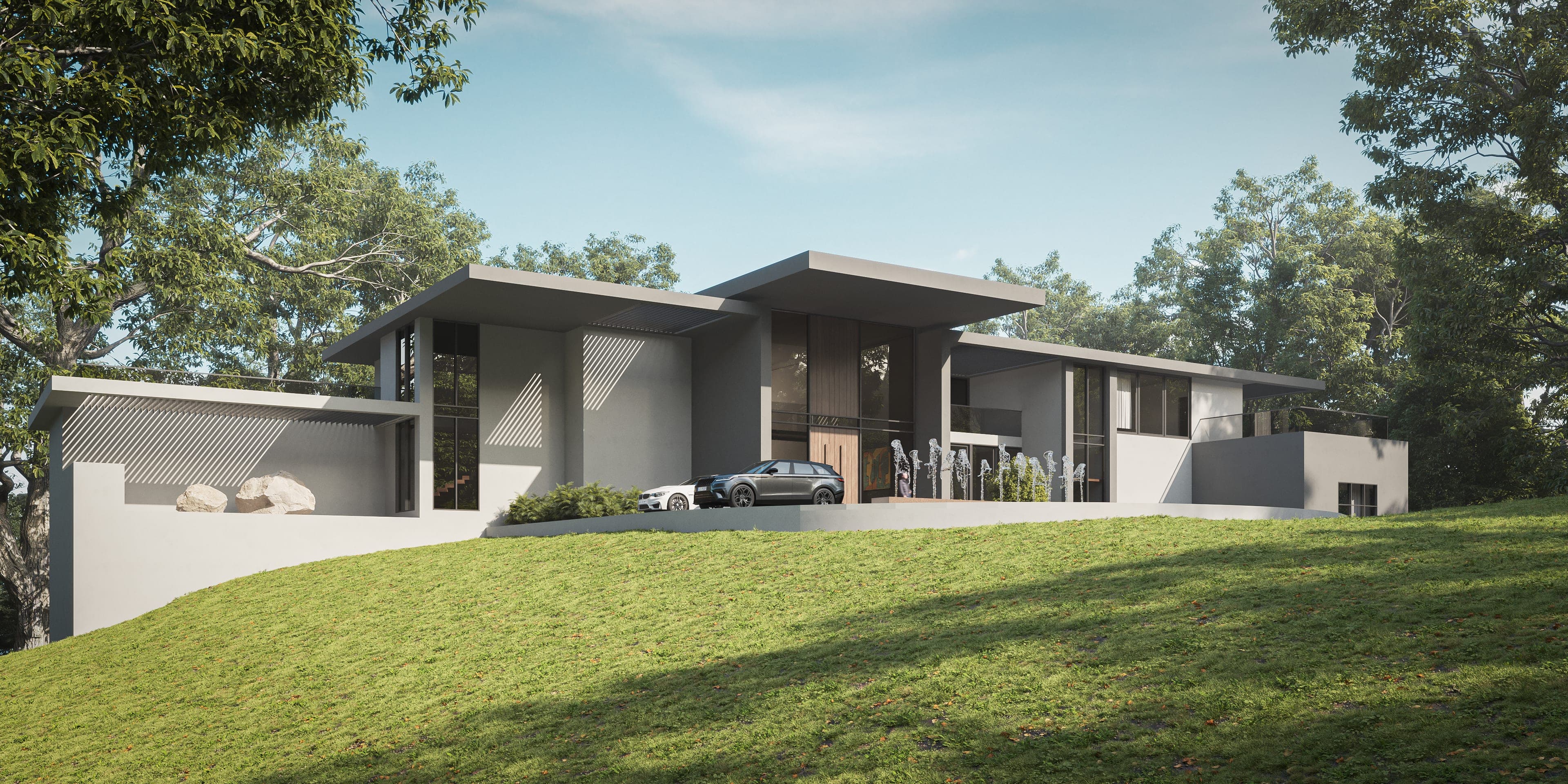 Satish Patel Residence — exterior day 03