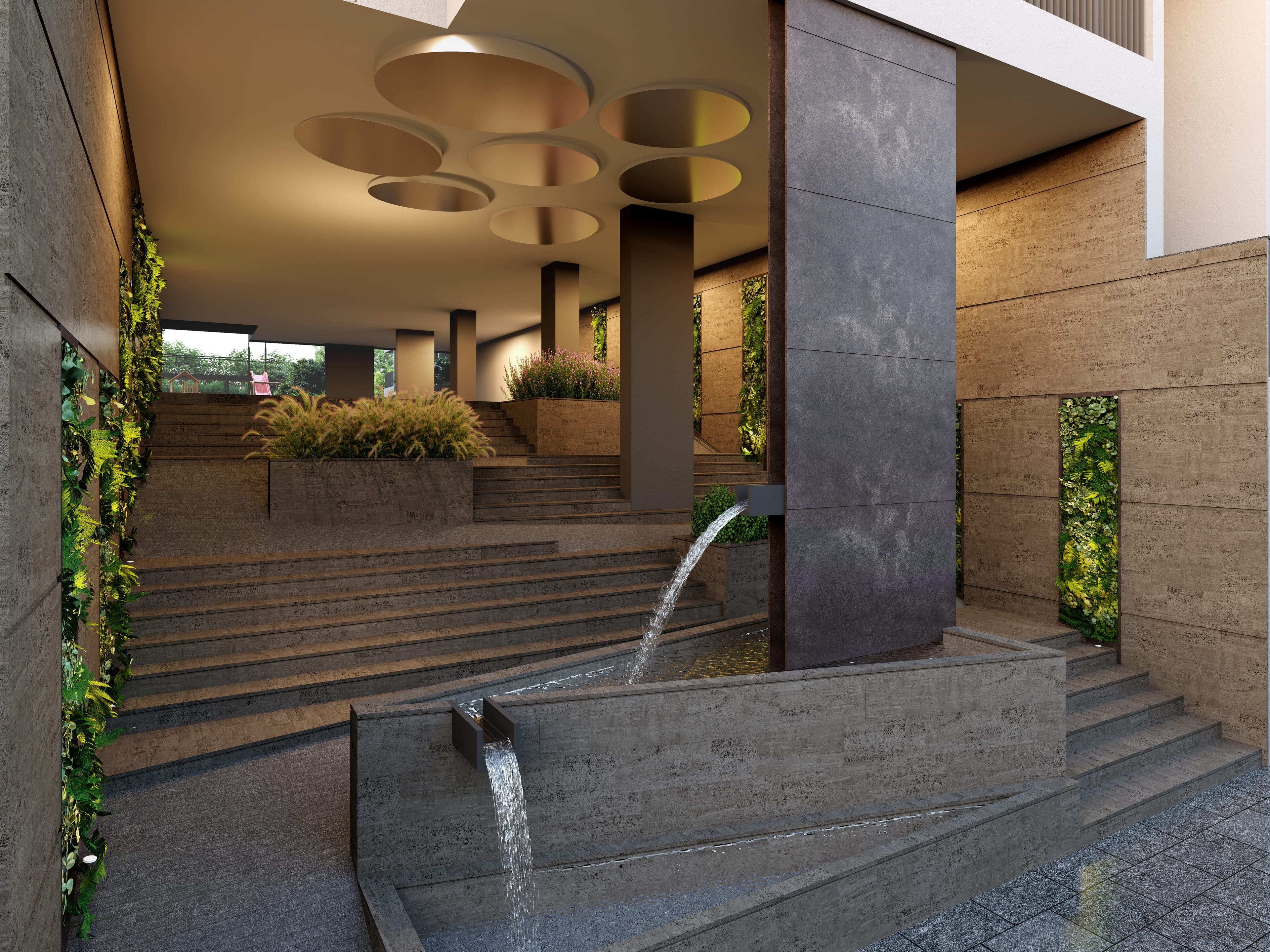 Avirat Giriraj Residence — prjia01 entry plaza 01