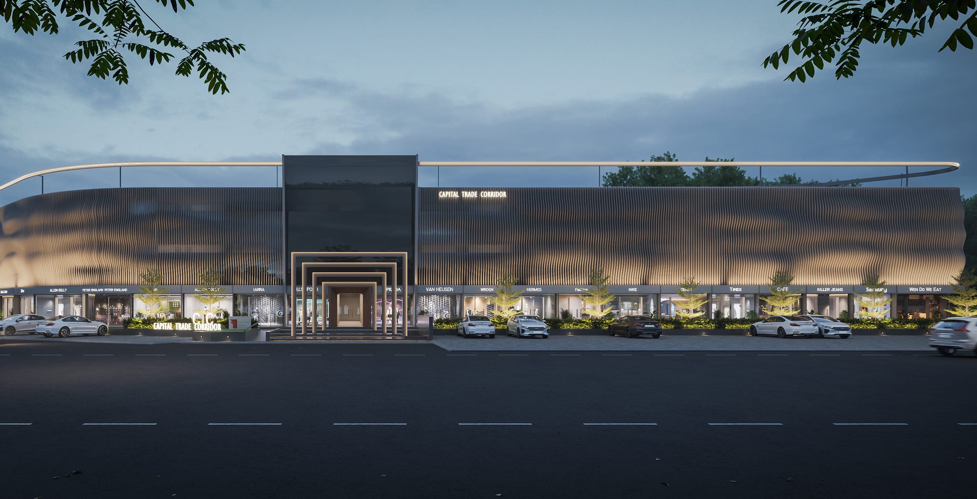 CTC Gandhidham — prjia04 exterior dusk 02